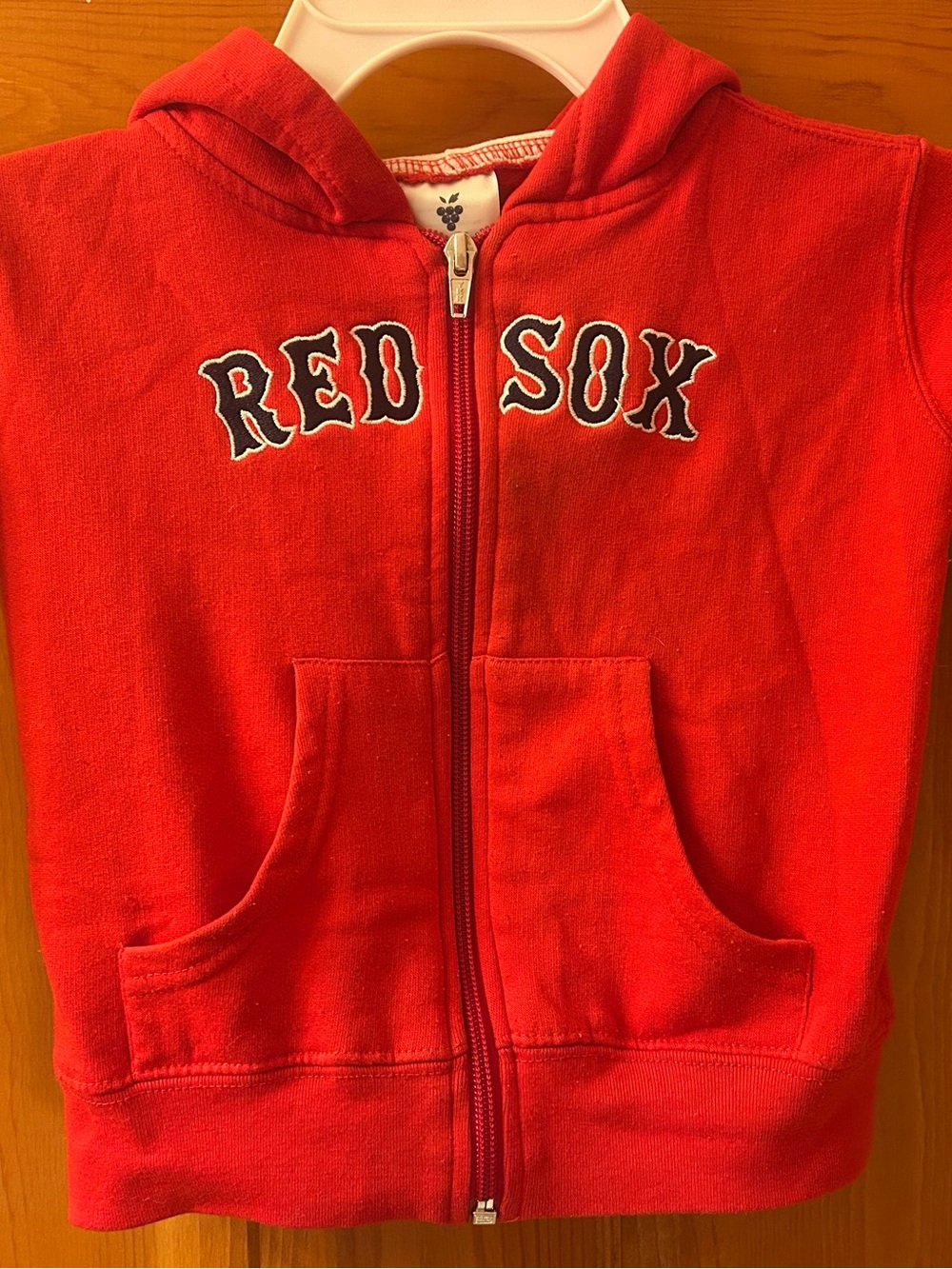 Boston Red Sox Kids' Red Zip-Up Hoodie